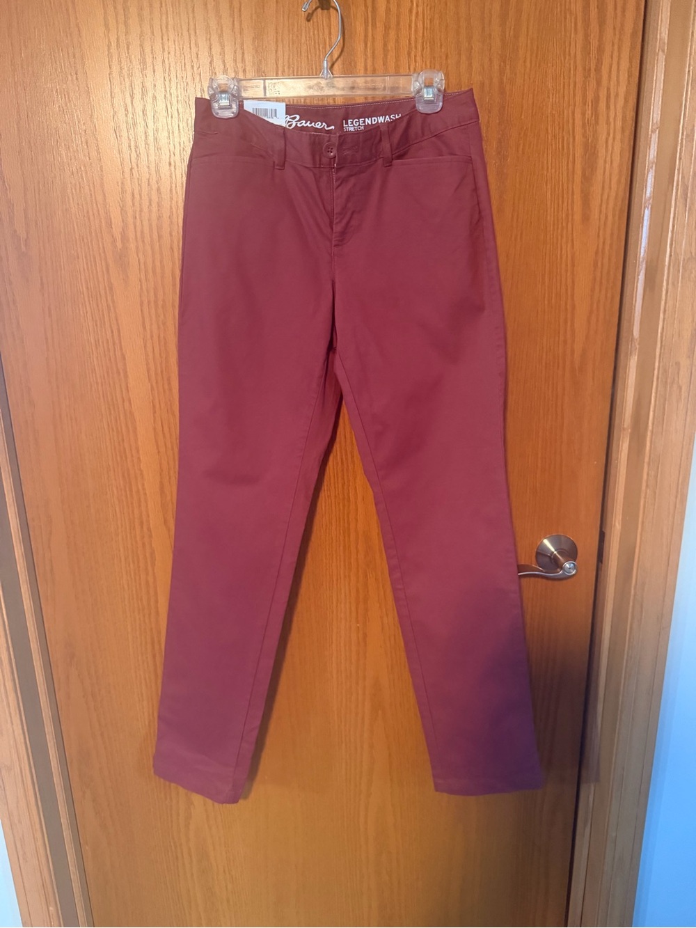 Eddie Bauer Women's Wine Red Chinos
